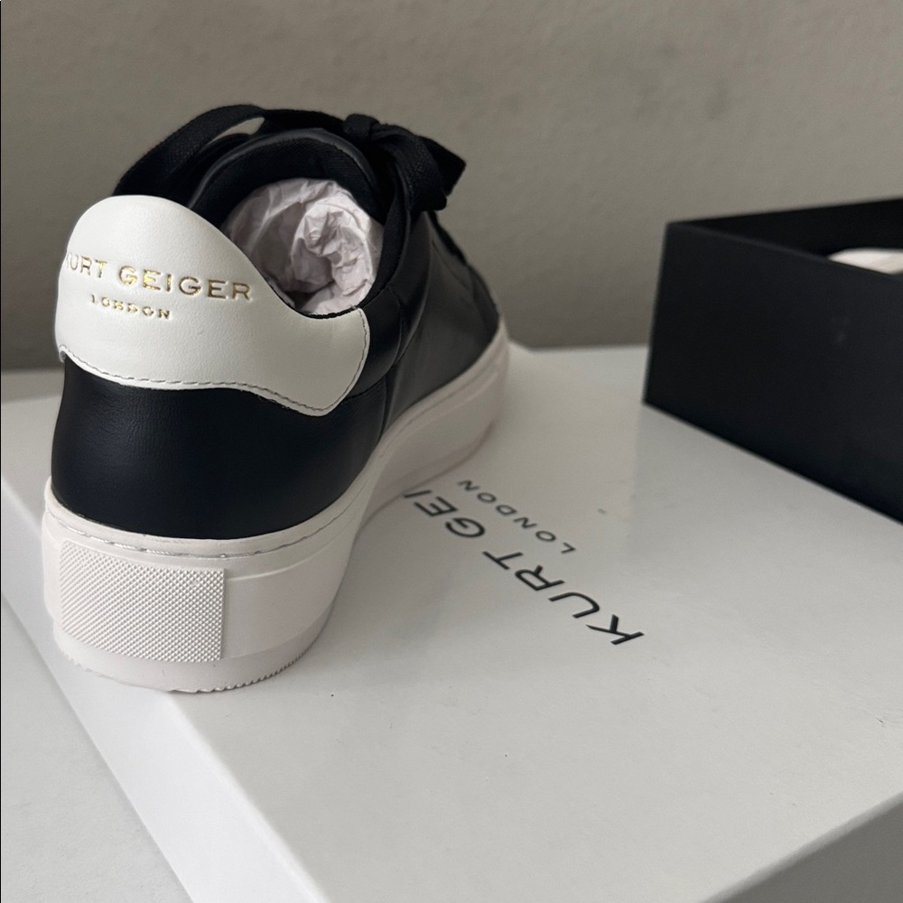 Kurt Geiger Black and White Sneakers